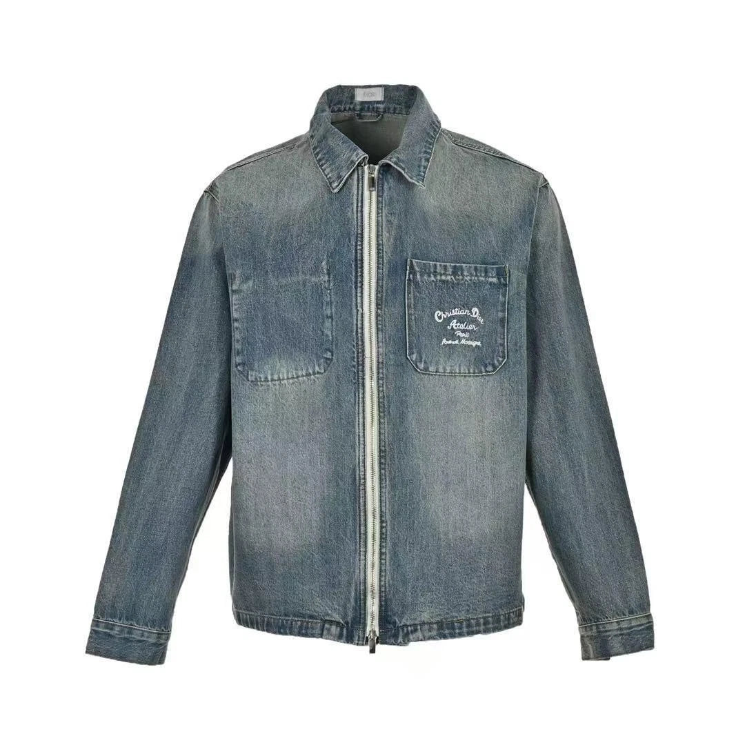 Dior Men's Washed Denim Jacket – LEBABANA