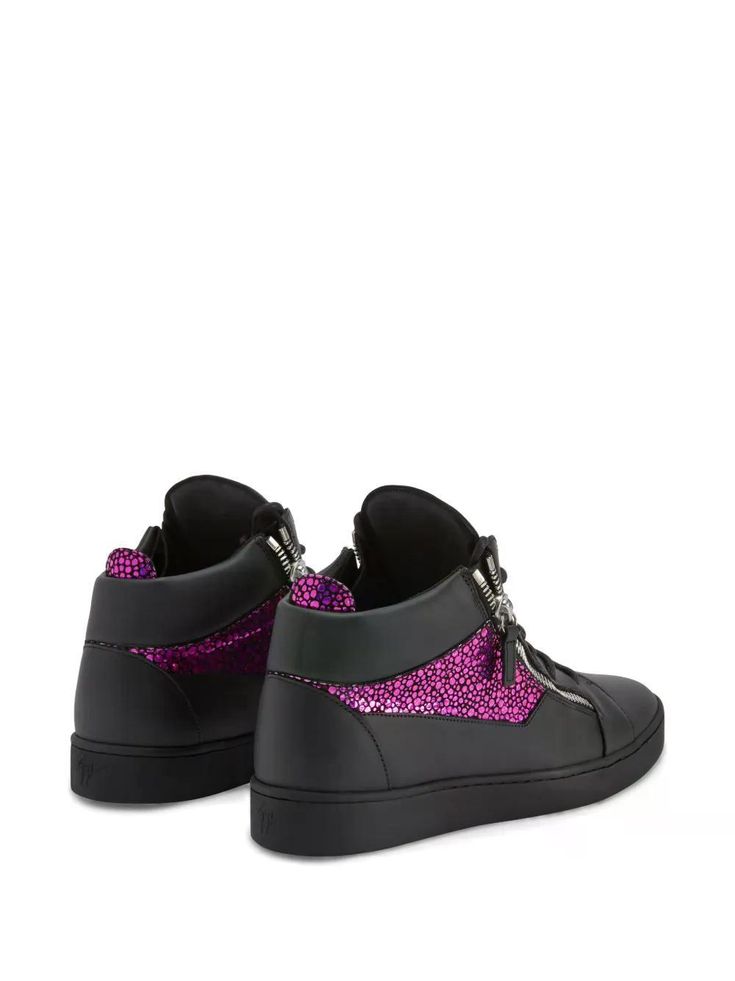 Giuseppe Zanotti Kriss Leather Mid-top Sneakers
