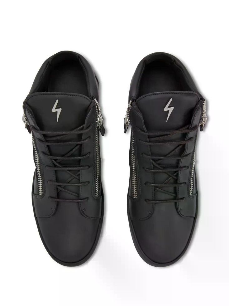 Giuseppe Zanotti Kriss Leather Mid-top Sneakers