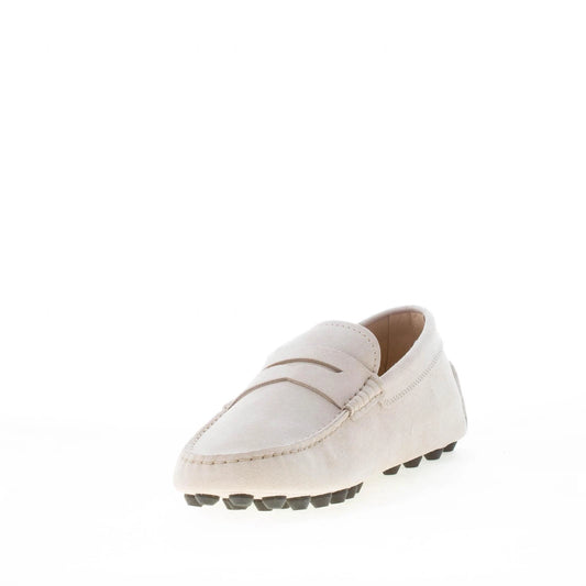 TOD'S men shoes Pale grey suede Gommino