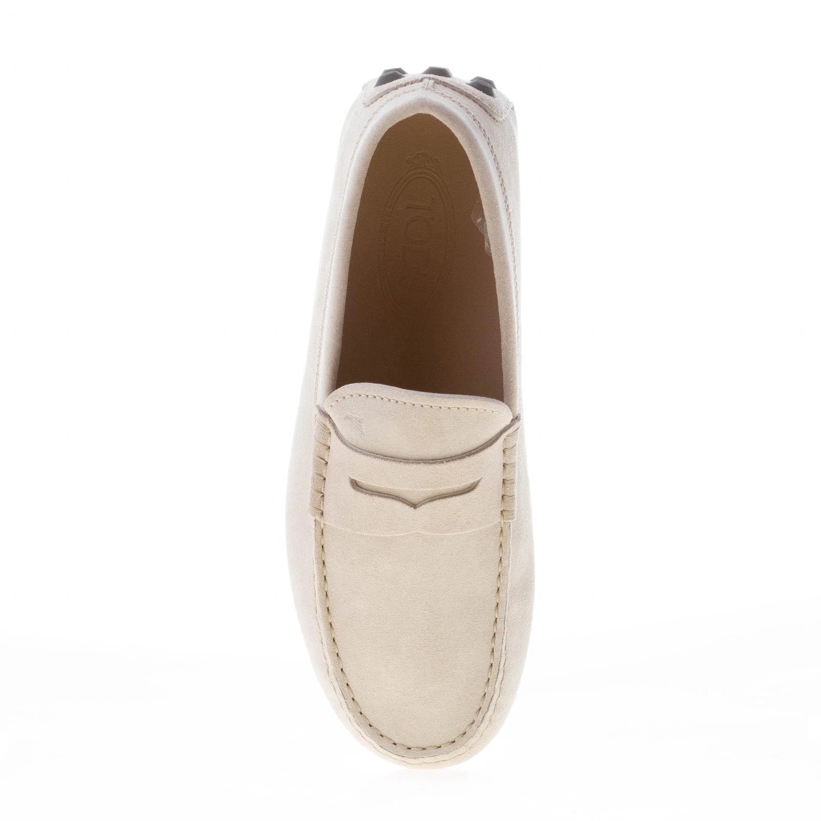 TOD'S men shoes Pale grey suede Gommino