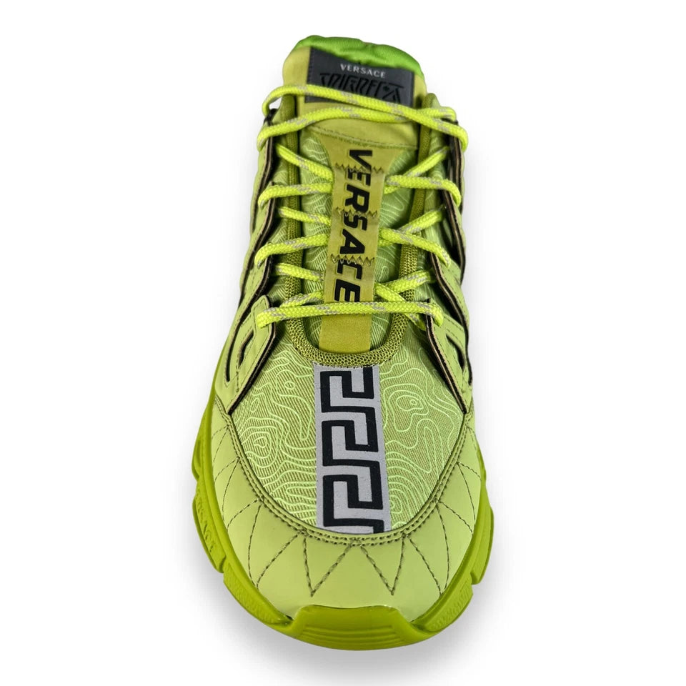 Versace Lime Trigreca Monogram Sneakers
