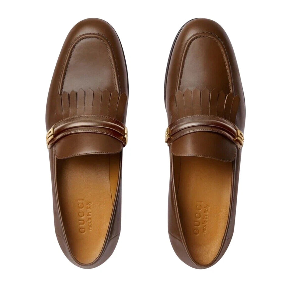 Gucci Men's Mirrored G Fringed Loafer