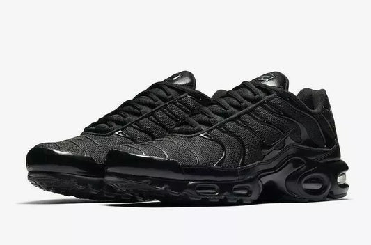 New Nike Air Max Plus TN Men's All black Cool Air Cushion Shoes