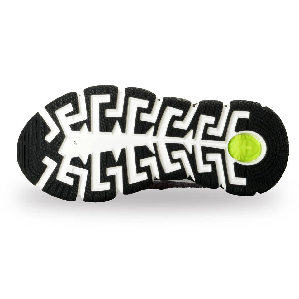 Versace Men's "Trigreca" Silver Leather