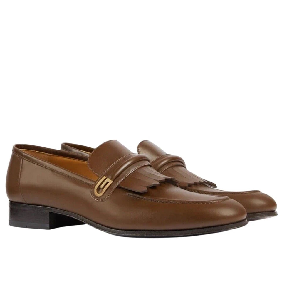Gucci Men's Mirrored G Fringed Loafer