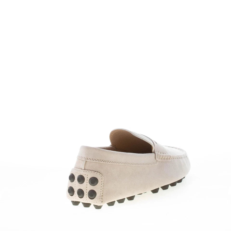 TOD'S men shoes Pale grey suede Gommino